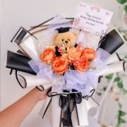 Gradution Classic Bouquet – Artificial Flowers (Medium Size)