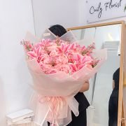 Blush Symphony – Artificial Bouquet